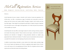 Tablet Screenshot of mccallrestoration.com